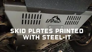 LFD Off-Road skid plates painted with Steel-it powder coat alternative. Installed on 5th gen 4runner