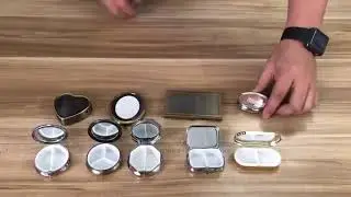 Metal Round Rectangle Medicine Case，Pill box，Compact mirror，Card holder.WhatsApp +8615088047099