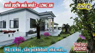 Tập 3570 Bán Nhà Vườn Nghĩ Dưỡng đẹp có sân pickleball ở Long An 