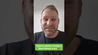 Reigning Masters Snooker champion Shaun Murphy is out of the 2026 event