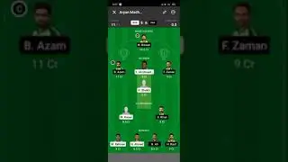 Bangladesh vs Pakistan T20 Series Dream Team Today Match#maddheshiya0777 #dream11 #dreamteam