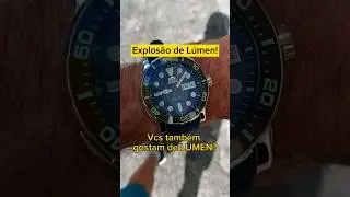Explos&atilde;o de L&uacute;men gerada por este Rel&oacute;gio, o Orient Poseidon, no estilo Diver!!!