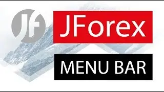 JForex 3 ● FOREX Trading Platform &times; Menu Bar