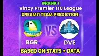 BGR vs DVE Dream11 Team, BGR vs DVE Dream11 Prediction | Bgr vs Dve Dream11|Vency Premier League t10