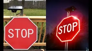 Stop Sign Light Solar Powered - Solar Stop Sign Light 24