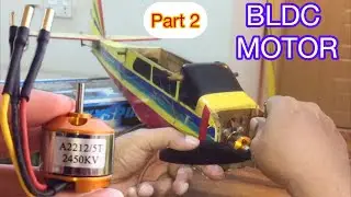 How To Fix BLDC Motor With Lipo Battery Into Rc Aircraft