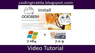 Install OctoberCMS on Windows 7 x64 ( XAMPP + php7 ) opensource PHP CMS byAO