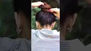Quick Everyday Bun Hairstyle 😍 | Knot Me Pretty #shorts