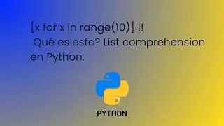 [x for x in range(10)] 🤔 Qu&eacute; es esto? List comprehension en Python!
