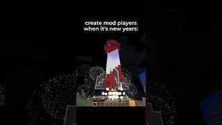 Minecraft Create Mod Players when it's New Years be like: