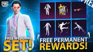 Get Free Wedding Set (Permanent) | Free Rewards From Pubg | Free UPM Skin|PUBGM