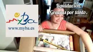 UNBOXING LIQUIDACIÓN MYBA: MANUALIDADES Y BELLAS ARTES.