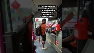 How to travel by bus using cash payment in singapore?