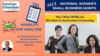 3 Ways Women Owned Small Businesses ( #wosb ) Can Win More Federal Government Contracts