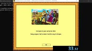 The Oregon Trail Deluxe (MS-DOS) Speedrun - Oregon Fail - 33s