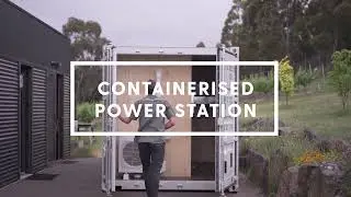 Containerised Power Station - Off-Grid Solar Energy - Mode Energy