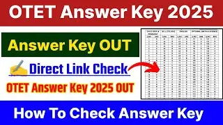 OTET Answer Key 2025 🔍 OTET Answer Key 2025 Kaise Dheke ? How To Check OTET Answer Key 2025 Paper 2 