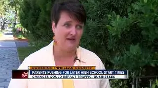 Parents pushing for later high school start times