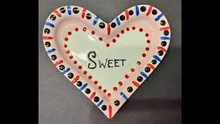 Heart Dish Glazing Activity