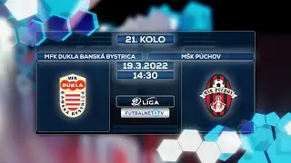 2.liga 2021/2022 21.kolo: MFK Dukla Bansk&aacute; Bystrica - M&Scaron;K P&uacute;chov (zostrih)