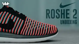 Nike Roshe 2 Flyknit (Black & Bright Crimson) Unboxing