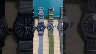Militado 38mm Field Military Watch ML05 ， new color released , with different strap combo