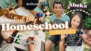 First Day of Homeschool ABEKA Homeschool DITL