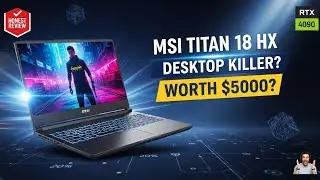 Recenzja MSI Titan 18 HX: Czy warto zastąpić komputer stacjonarny?