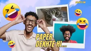 Exam Day Be Like 😂 | Funny Cartoon About Exam Stress | Student Life Animation