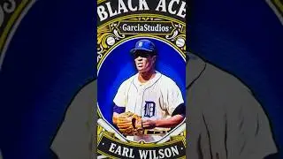 EARL WILSON⚾️BLACK ACES Tribute #fanart⁠ ⚾️ #cardart design! ⁠