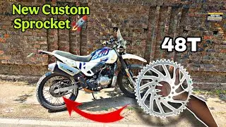 Testing New 48T Sprocket for Xpulse 200