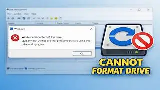 How to Fix Windows Cannot Format this Drive, Quit any Disk Utilities or Other Programs