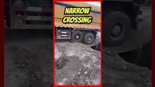 🔵 𝗡𝗔𝗥𝗥𝗢𝗪 𝗖𝗥𝗢𝗦𝗦𝗜𝗡𝗚🔴𝙔𝙊𝙐𝙏𝙐𝘽𝙀 𝙋𝙍𝙀𝙈𝙄𝙐𝙈  #truck #extrememachines #machinerychannel  #car