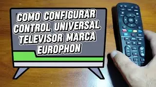 C&oacute;digo para TV EUROPHON. Control universal. 