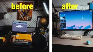 building my new productive desk setup