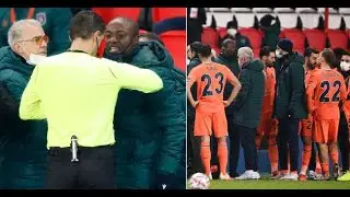 PSG vs Istanbul | All Players WALK OFF the field in protest against racism during Champions League