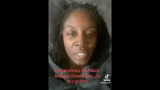 Reparations for lineage black Americans&hellip;or NO VOTE!