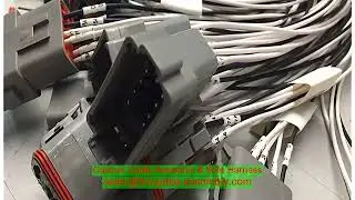 تصميم كابل LVDS لمعدات الفيديو E-LV-10 موصل فشل اللوح الأمامي 51PIN C55-2052