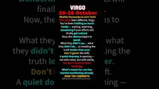 VIRGO 🌿 Weekly Horoscope ⚡ Chosen Ones TODAY 🔮 All Signs Daily & Monthly LOVE TAROT ❤️ October 2025