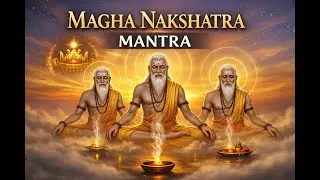 Magha Nakshatra Mantra 🔱 Invoke Pitṛ Blessings | Power, Ancestral Grace & Royal Authority