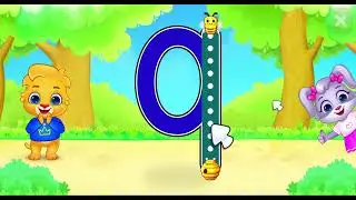 Learn small q alphabet | lowercase abc | q for queen 👑 | kids video