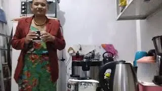 Minha panela elétrica de bilhões, já preparando o arroz no domingo 
