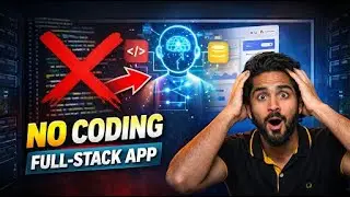 I Built a Full-Stack Web App Without Writing Code (AI Agents Did Everything 🤯)