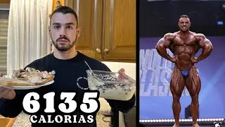 FIZ A DIETA DO MAIOR BODYBUILDER OPEN DO BRASIL - 6135 CALORIAS *Ser&aacute; que deu?