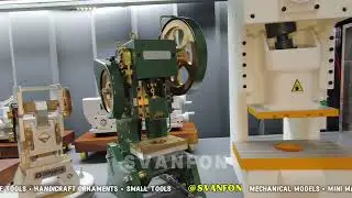Mini models of lathe, punch press and drilling machine