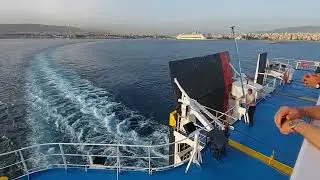 Νήσος Ρόδος (Hellenic Seaways): Αναχώρηση από τον Πειραιά! // Nissos Rodos: Departure from Piraeus!