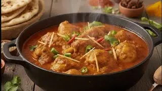 Chicken malaie karahi....