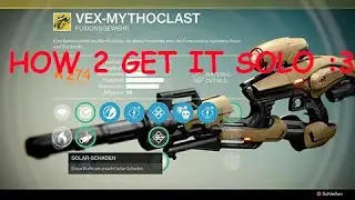 How 2 get vexc mytoclast SOLO without raid!!!!