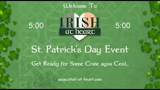 St Patrick's Day LIVE PARTY! - A Special Event from Irish at Heart - irish-at-heart.com
