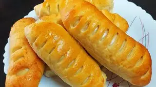 Chicken Bun | Chicken chili Dinner Roll | How to make Chicken Filled Bread With and without oven